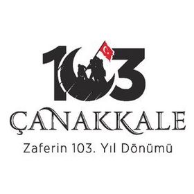 20 cm Çanakkale Zaferi 103.yıldönümü Folyo Sticker