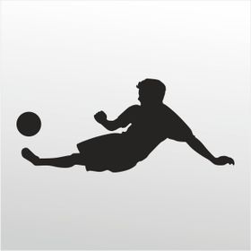 20 cm Futbol Folyo Sticker