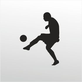 20 cm Futbol Folyo Sticker