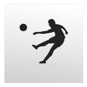 20 cm Futbol Folyo Sticker
