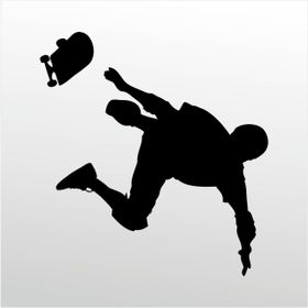 20 cm Kaykaycı Folyo Sticker