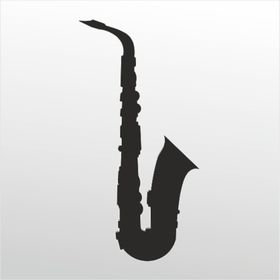 20 cm Klarnet Folyo Sticker