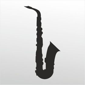 20 cm Klarnet Folyo Sticker