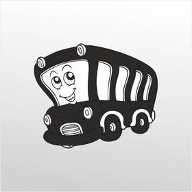 20 cm Minibüs Folyo Sticker