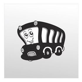 20 cm Minibüs Folyo Sticker