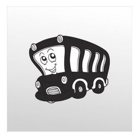 20 cm Minibüs Folyo Sticker