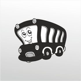 20 cm Minibüs Folyo Sticker