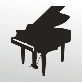 20 cm Piyano Folyo Sticker
