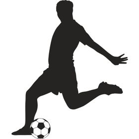 20 cm Sporcu Folyo Sticker