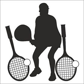 20 cm Tenisci Folyo Sticker