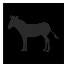 20 cm Zebra Folyo Sticker