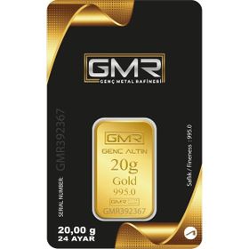 20 gr 24 Ayar Külçe Altın