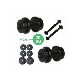 20 Kg Dambıl Ağırlık Fitness Seti