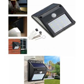 20 Ledli Sensörlü Solar Duvar Lambası