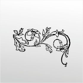 200 cm Çiçek Deseni Folyo Sticker