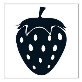 200 cm Çilek Folyo Sticker