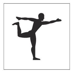 200 cm Jimnastikçi Folyo Sticker