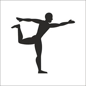 200 cm Jimnastikçi Folyo Sticker
