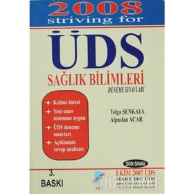2008 Striving For Üds Sağlık Bilimleri Deneme Sınavları - Alpaslan Acar