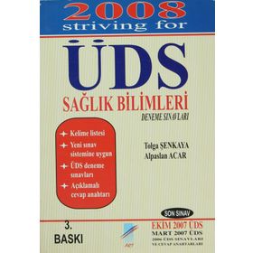 2008 Striving For ÜDS Sağlık Bilimleri Deneme Sınavları - Tolga Şenkaya alparslan acar