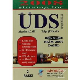 2008 ÜDS Sosyal Bilimler Deneme Sınavları - Tolga Şenkaya alparslan acar