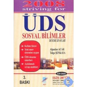 2008 ÜDS Sosyal Bilimler Deneme Sınavları - Tolga Şenkaya alparslan acar