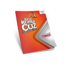 2014 KPSS KOPAR ÇÖZ TÜRKÇE YAPRAK TEST - KOMISYON