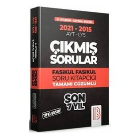2015 2021 YKS 2.Oturum Sayısal Bölüm Son 7 Yıl Tıpkı Basım Fasikül Fasikül Çıkmış Sorular - Benim Hocam Yayınları