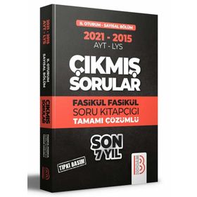 2015 2021 YKS 2.Oturum Sayısal Bölüm Son 7 Yıl Tıpkı Basım Fasikül Fasikül Çıkmış Sorular - Benim Hocam Yayınları