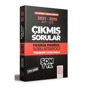 2015 2021 YKS 2.Oturum Sayısal Bölüm Son 7 Yıl Tıpkı Basım Fasikül Fasikül Çıkmış Sorular - Benim Hocam Yayınları