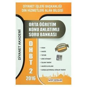 2016 DHBT 2 Orta Öğretim Konu Anlatımlı Soru Bankası - DDy Komisyon