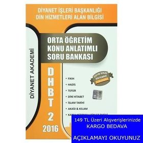 2016 DHBT 2 Orta Öğretim Konu Anlatımlı Soru Bankası - DDy Komisyon