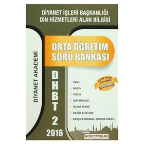 2016 DHBT 2 Orta Öğretim Soru Bankası - DDy Komisyon