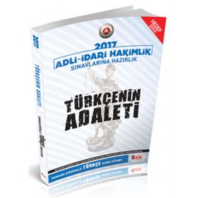 2017 Adli İdari Hakimliği Türkçenin Adaleti Tamamı Çözümlü Soru Bankası Hür Yayınları - Hür Yayınları Komisyon