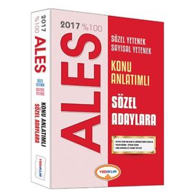 2017 ALES Sözel Adaylara Konu Anlatımlı - Sedat Binici Orhan Taş Cemal Aktaş