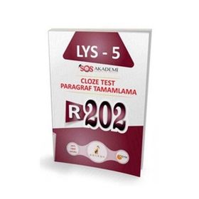 2017 İngilizce LYS-5 R202 Cloze Test Paragraf Tamamlama - Kadem Şengül