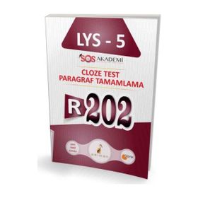 2017 İngilizce LYS-5 R202 Cloze Test Paragraf Tamamlama - Kadem Şengül