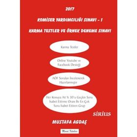 2017 Komiser Yardımcılığı Sınavı 1 Karma Test ve Örnek Deneme Sınavı - Mustafa Agdaş