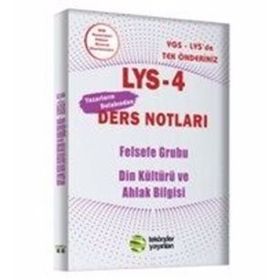 2017 LYS 4 Felsefe ve Din Kültürü Ders Notları - Sema Önder