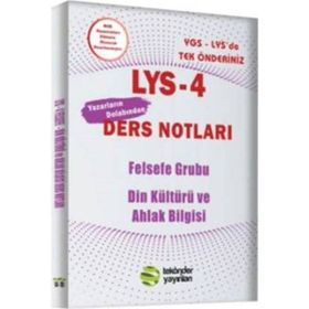 2017 LYS 4 Felsefe ve Din Kültürü Ders Notları - Sema Önder