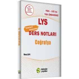 2017 LYS Coğrafya Ders Notları - Önay Çepe