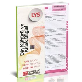 2017 LYS Din Kültürü ve Ahlak Bilgisi Yaprak Testi - kollektif