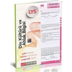 2017 LYS Din Kültürü ve Ahlak Bilgisi Yaprak Testi - kollektif