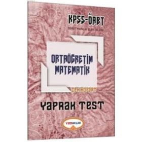 2017 ÖABT Ortaöğretim Matematik Öğretmenliği Çek Kopart Yaprak Test Yediiklim Yayınları - kollektif