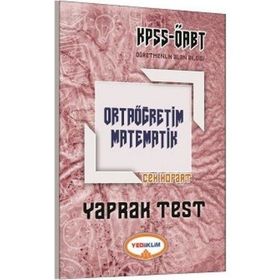 2017 ÖABT Ortaöğretim Matematik Öğretmenliği Çek Kopart Yaprak Test Yediiklim Yayınları - kollektif