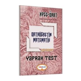2017 ÖABT Ortaöğretim Matematik Öğretmenliği Çek Kopart Yaprak Test Yediiklim Yayınları - kollektif