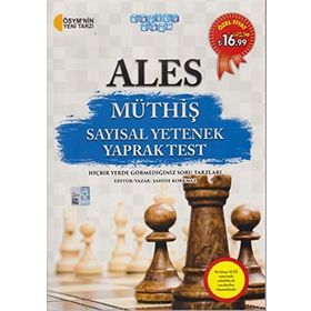 2018 ALES Müthiş Sayısal Yetenek Yaprak Test - Şahide Korkmaz Akıllı Adam Yayınları Komisyon