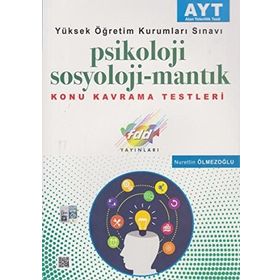 2018 AYT Psikoloji Sosyoloji - Mantık Konu Kavrama Testleri - Nurettin Ölmezoğlu