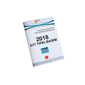 2018 AYT Tıpkı Basım Deneme Sınavı - A Yayınları