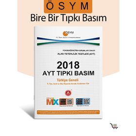 2018 AYT Tıpkı Basım Deneme Sınavı - A Yayınları